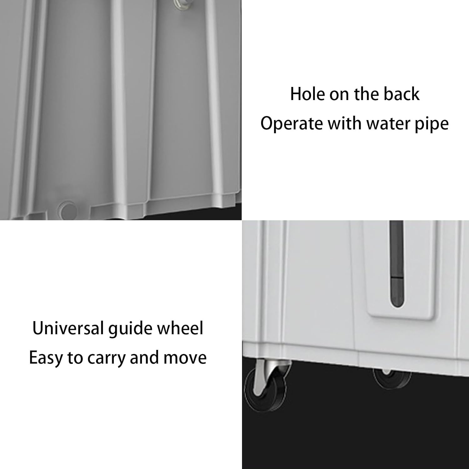 Portable Air Conditioner, Portable Air Cooler with Built-in Cooling Fan, Quiet Evaporative Cooler for Office Room Factory(77 * 50 * 154cm)