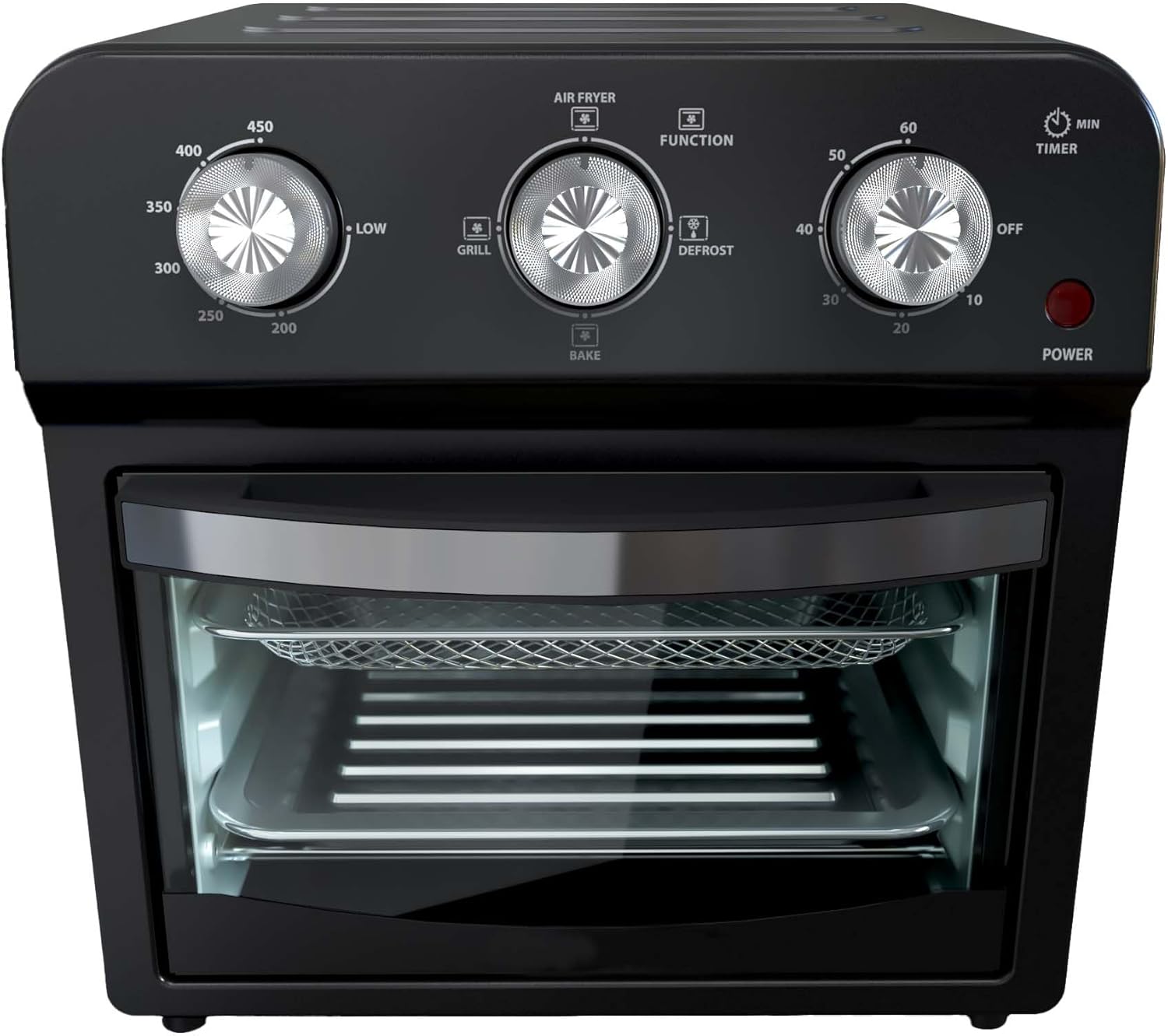 12.5 Quart Air Fryer Toaster Oven - 1500W 7-in-1 Multifunction Convection Oven