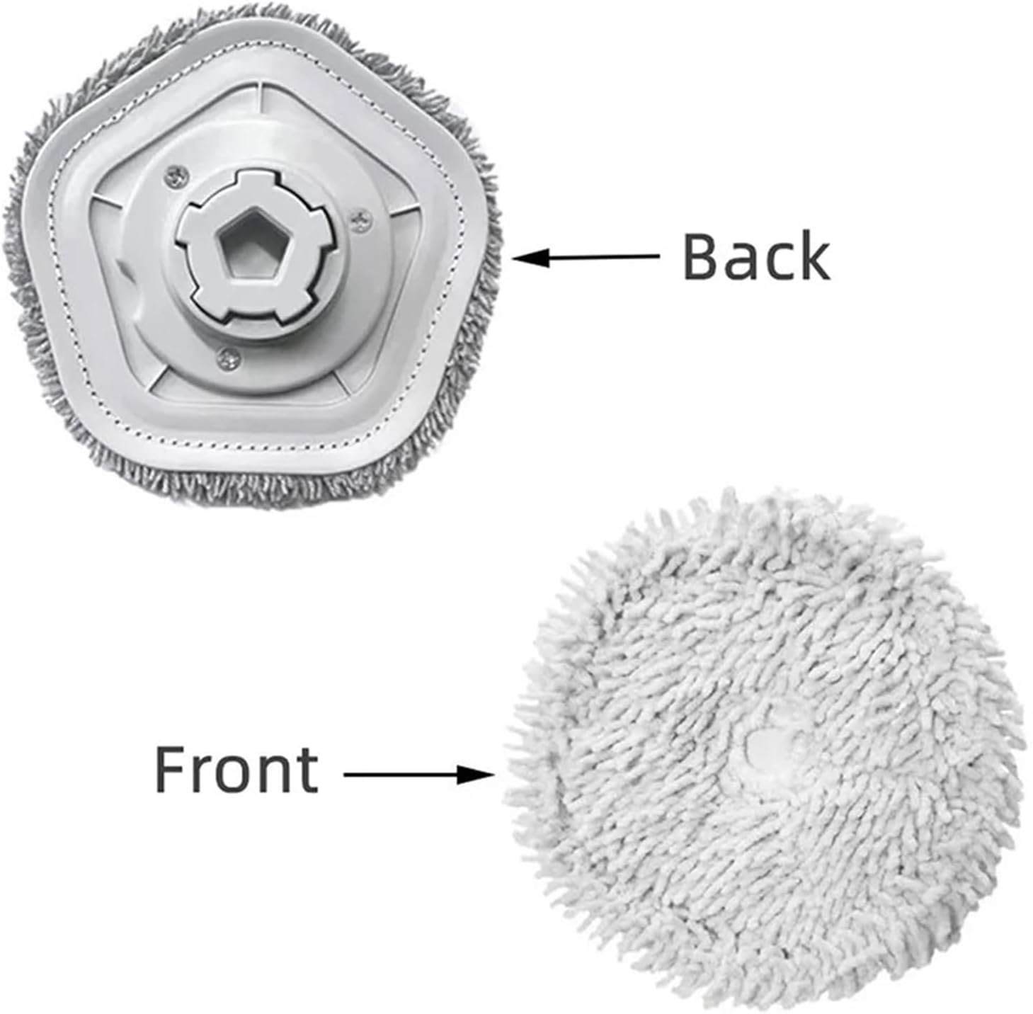 SteFik Robot Sweeper Spare Parts Kits. Compatible for Dreame Bot W10 / W10 PRO Accessories Robot Vacuum Cleaner, HEPA Filter Main Side Brush Mop Cloth Pad Replacement Parts (Color : 20pcs)