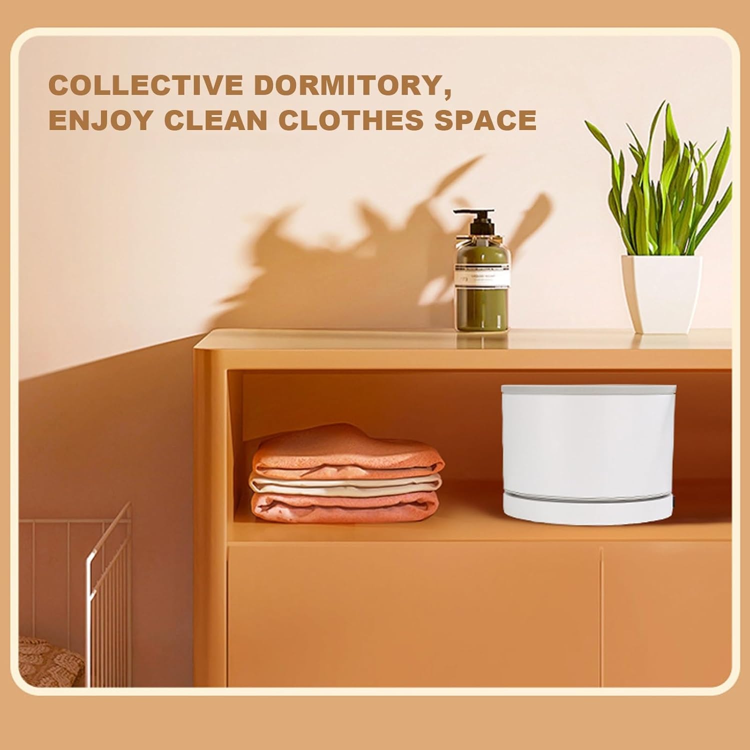 WHYATT Portable Washing Machine，4.5L，for Towels, Underwear Or Delicate Items, Ideal for Apartment, Dorm, Camping