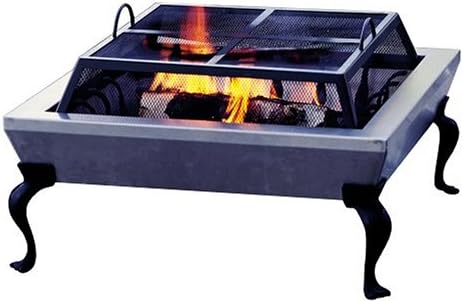 Char-Broil Stainless-Steel Outdoor Fireplace with Screen