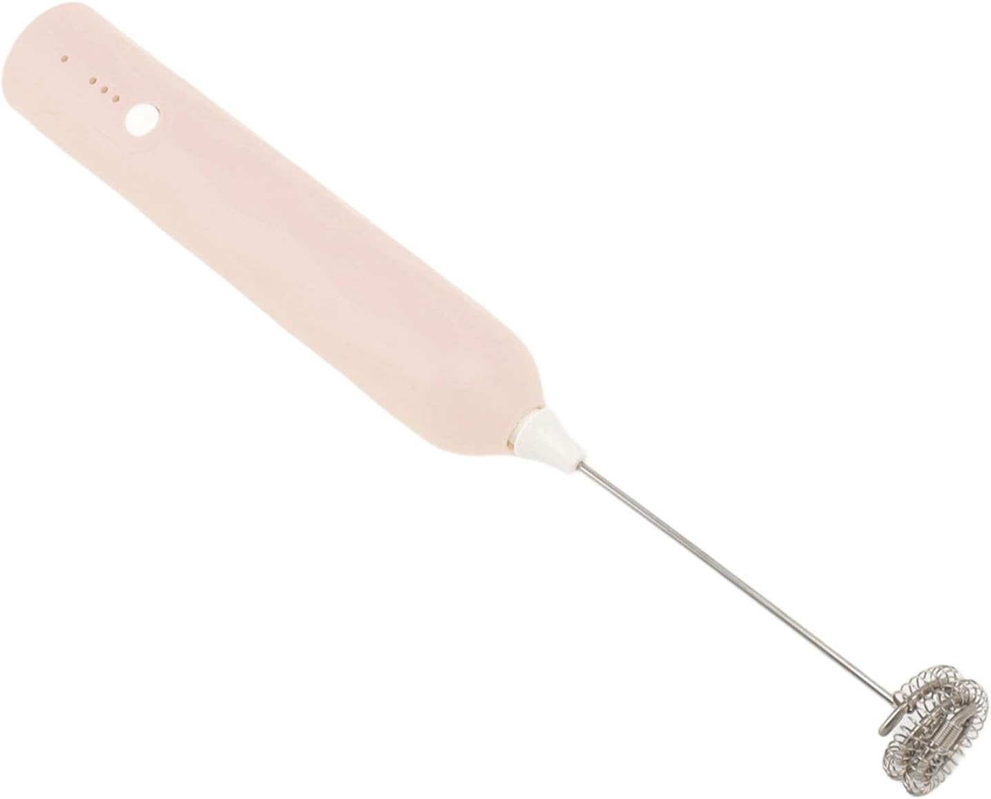 Small Household Egg Beater Mini Multifunctional Blender Handheld Electric Stirrer Foam Maker Whisk Cordless Milk Coffee Foamer (Apricot)