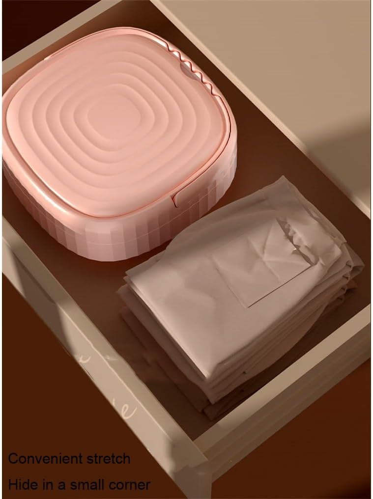 Portable Washing Machine, Volume6L Mini Portable Washer for Outdoors and Home Foldable， Small Portable Laundry Machine,(Yellow)