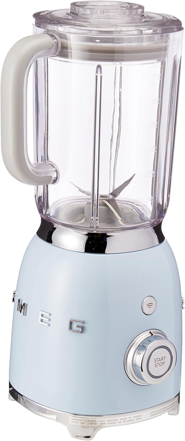 Smeg BLF01PBUS 50s Style Blender, Blue