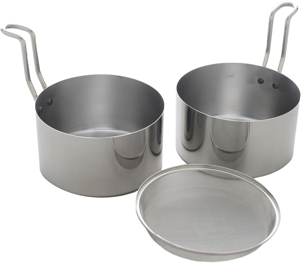 Ernest A-76826 Tempura Pot (Oil Pot), Mini, 5.5 inches (14 cm), Can Fry Food With One Unit, Stainless Steel, Oil Turns, A Favorite Brand Of Major Restaurants