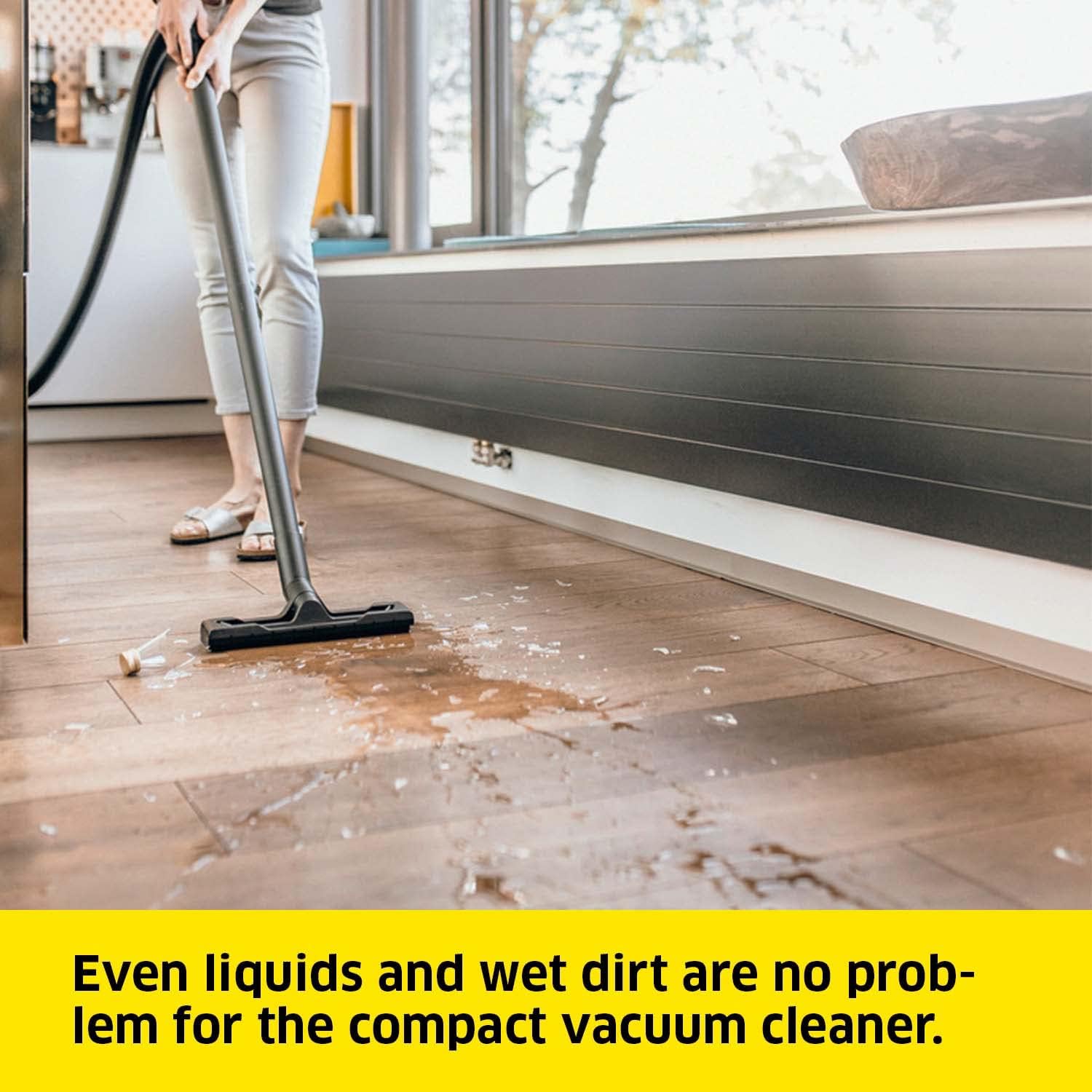 Kärcher WD 2 Plus 1.628-002.0, Wet & Dry Vacuum Cleaner, Yellow