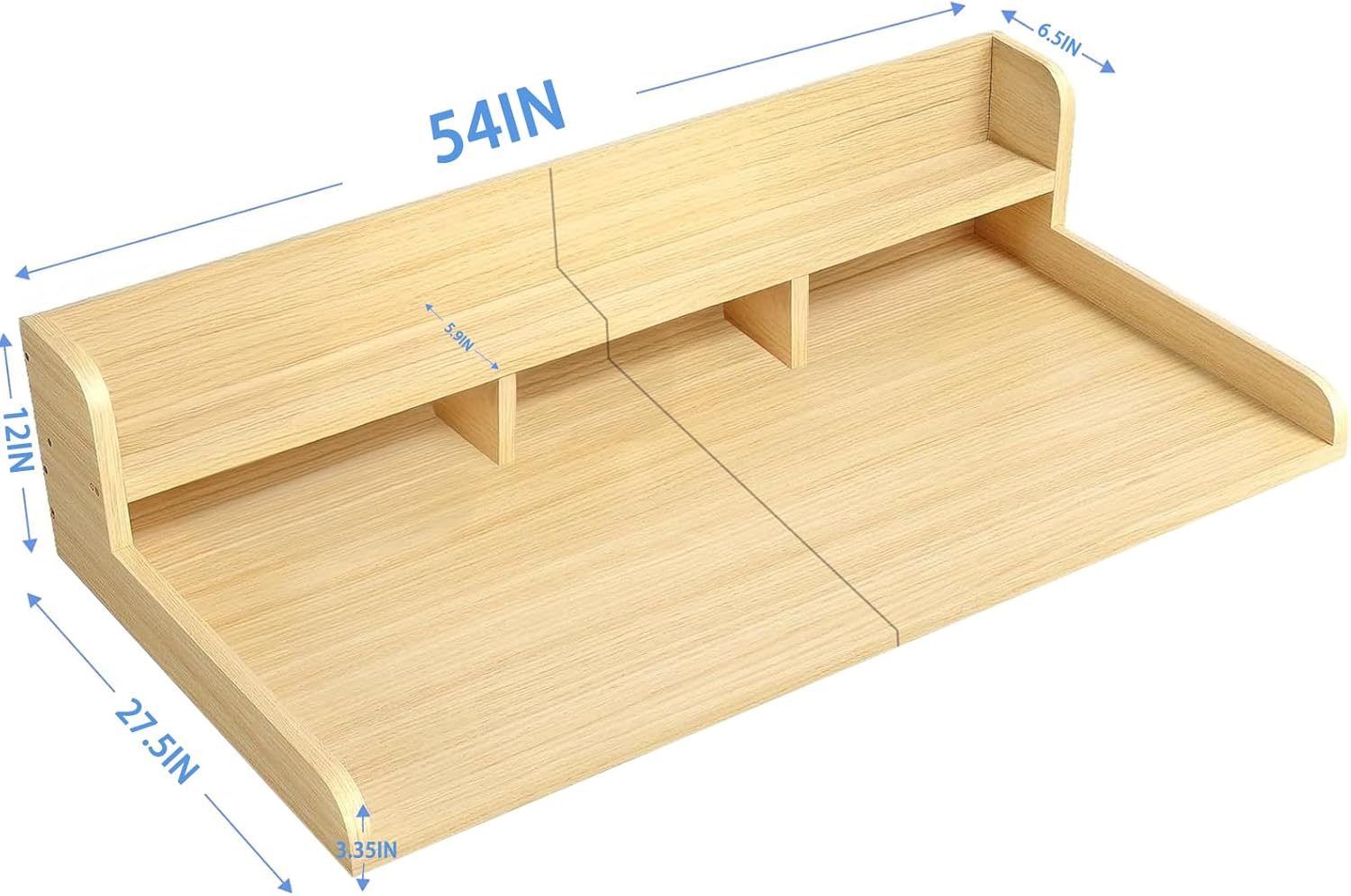 Washer Dryer Countertop, Washer Dryer Topper with Non-Slip Pads,54