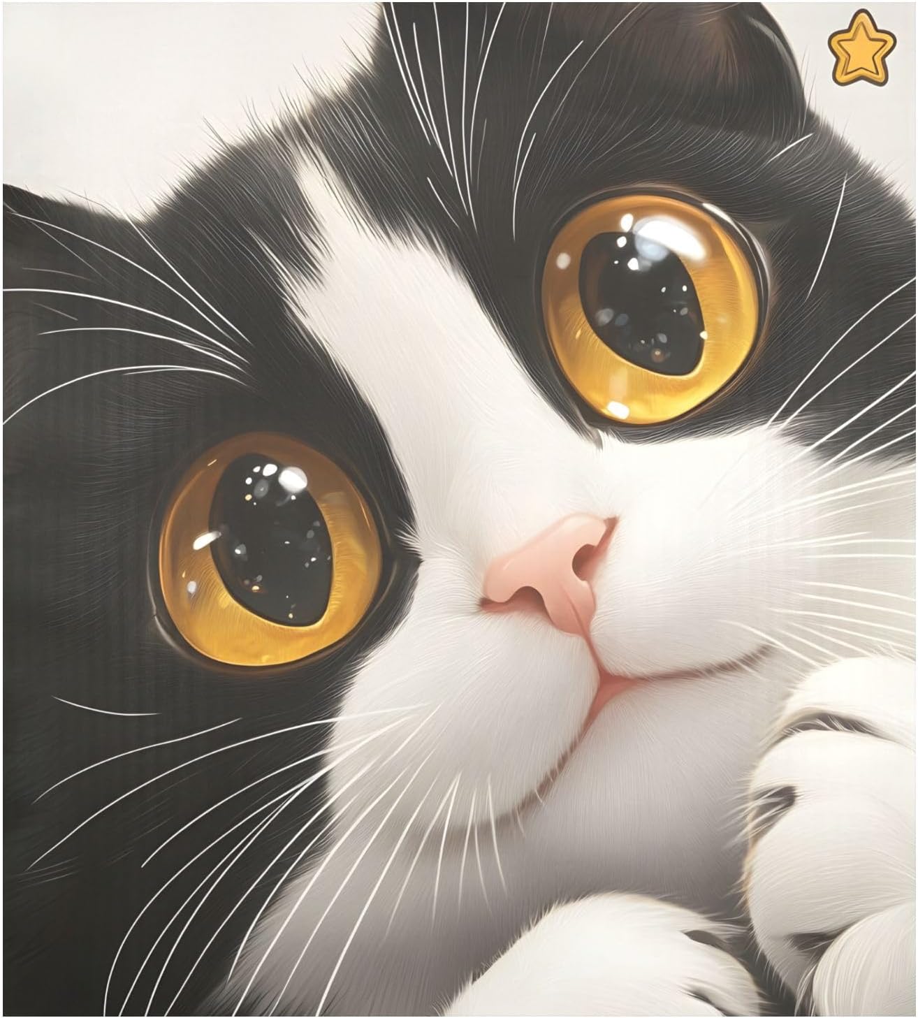 Dishwasher Magnet Cover Large Magnetic Stickers Cat with Brown Pupils Front Dishwasher Cover Reusable Decal for Home Kitchen Anti-Scratch Refrigerator Decorative Lid Washing Machine Laundry 23