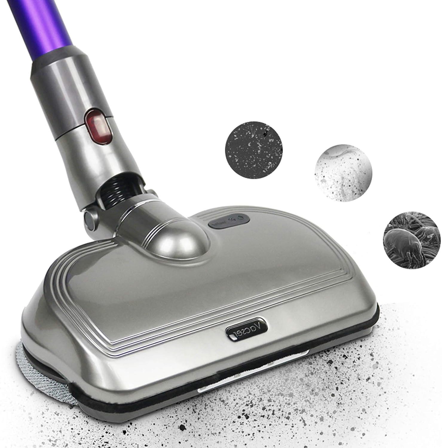 Steam Mops Floor Steam Cleaners Hard Floor Electric Wet and Dry Integrated Automatic Cleaners Mops Scrub Waxing and Polishing Gray