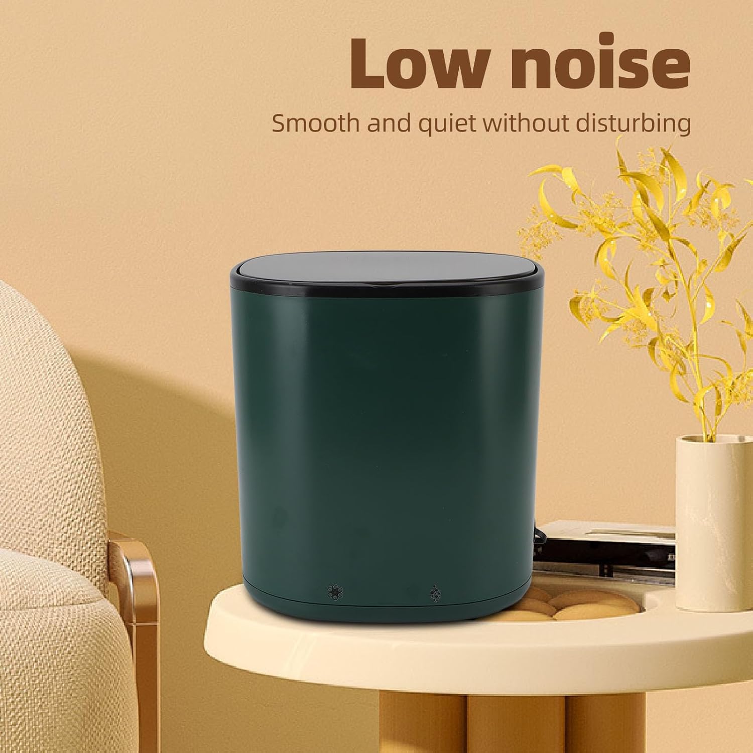 Zunate Portable Mini Washing Machine with Blue Light and Drain Basket for Underwear Baby Clothes Socks, Compact Laundry Washer for Apartment Dorm Travel Use (Green)