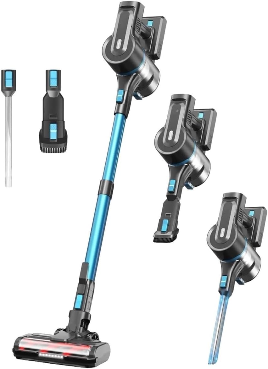 Cordless Vacuum Cleaner 30Kpa/350W Vacuum Lightweight Stick Vacuum Cleaner Compatible with DEVOAC S11