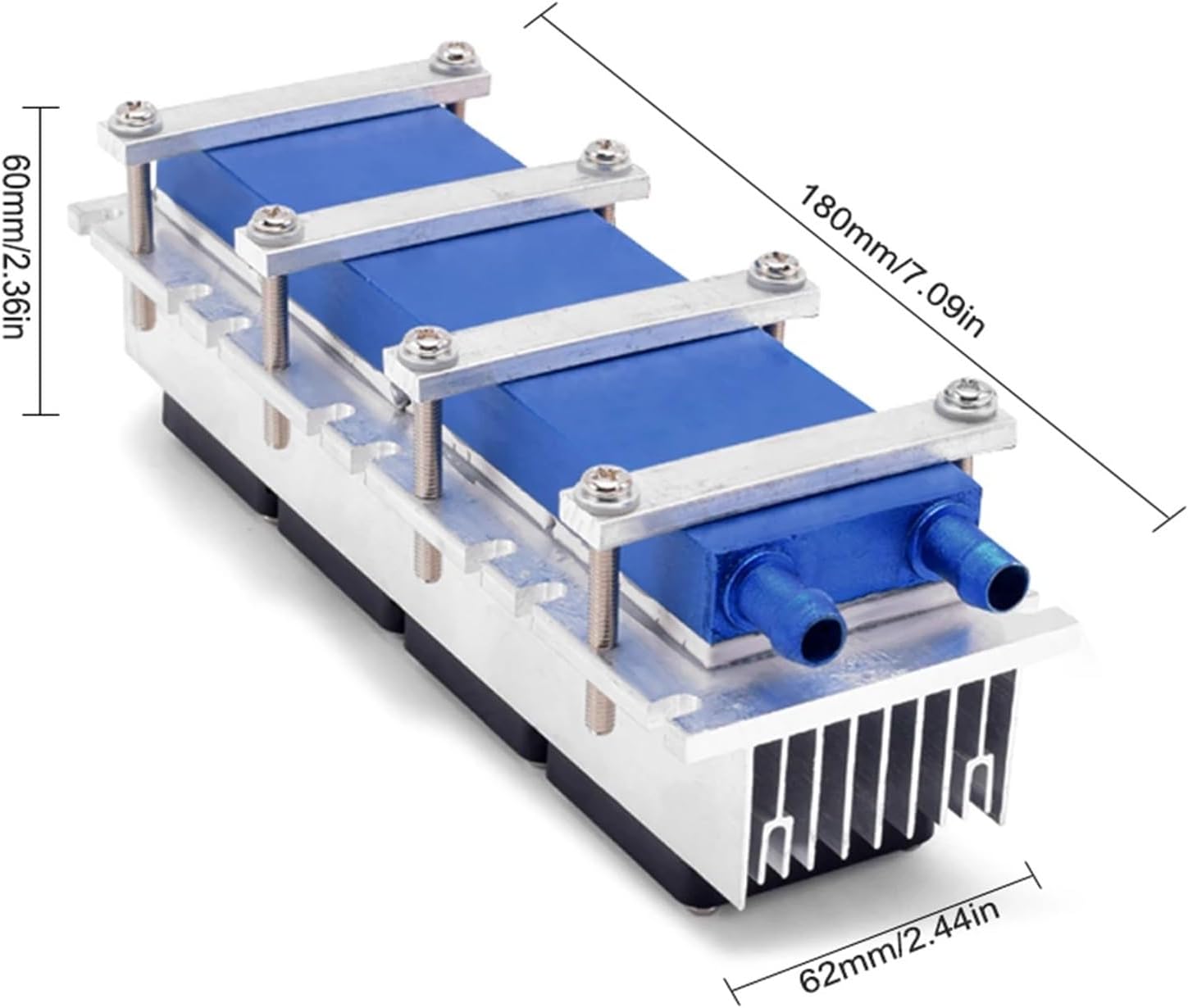 Thermoelectric Refrigeration Cooler 12VDC 30A/15A Semiconductor Cooling System for Air Conditioning Fan Lucky(288W)