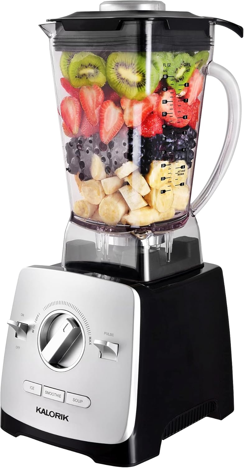 Kalorik® BL 44440 S 1800W Peak, High-Powered Blender, Silver