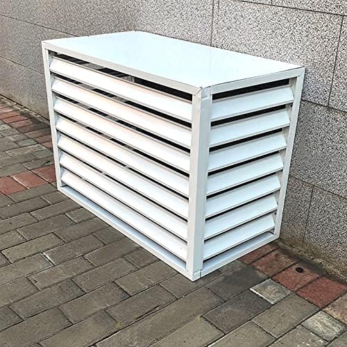 Cover for Outdoor Aluminum Air Conditioning Cover Decorative Privacy Screen, Privacy Ac Covers, Air Conditioner Protection Cover for Units, Freestanding Enclosure to Cover Garbage Or Ac Units