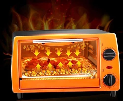 oven mini oven air fryer oven Household Mini Electric Oven 11 Liter Baking Tray Tray Desktop Portable Adjustable Temperature Control Timer Mini Ovens Toaster Oven Air Fryer,