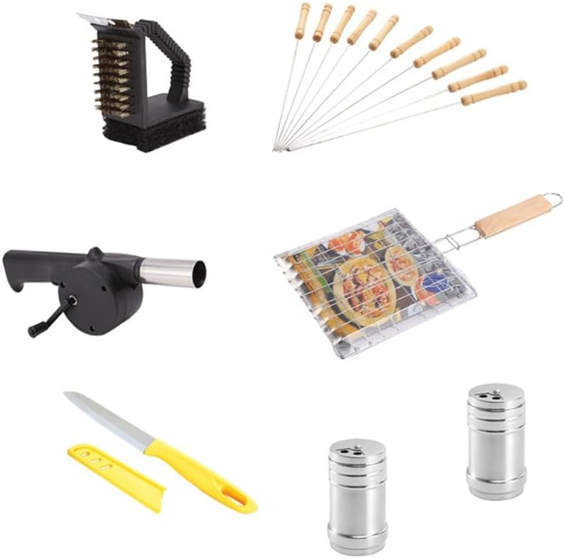 BBQ Accessories BBQ Tools Seven Piece Set of Accessories Package