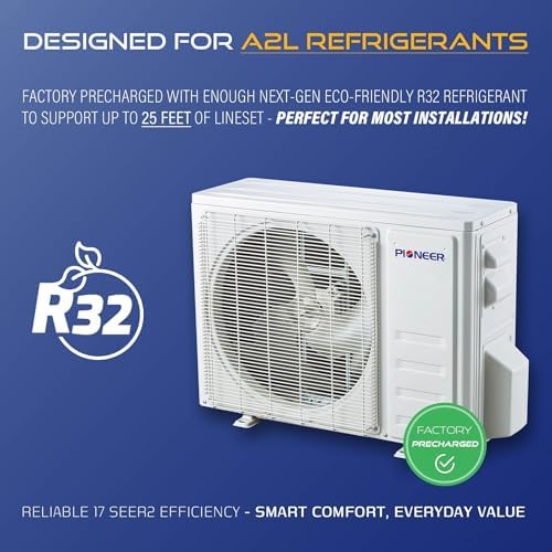 Diamante Essenza 35,000 BTU 17 SEER2 230V High-Wall Ductless Mini-Split Air Conditioner Inverter Heat Pump with 16 Ft. Kit