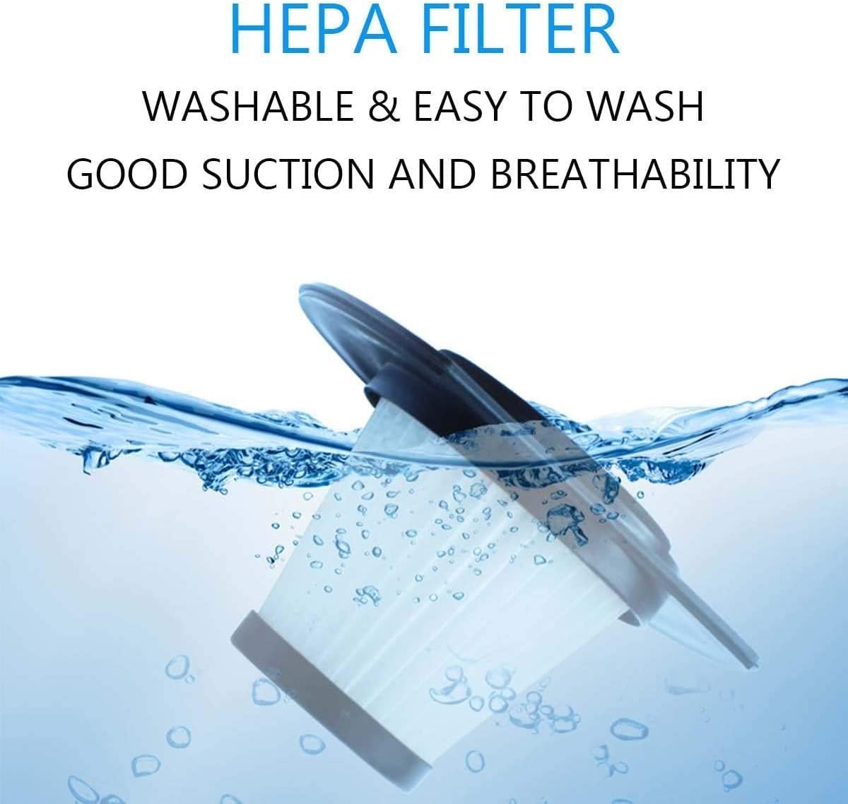 Handheld 120W Wired Powerful Car Vacuum Cleaner Wet and Dry Use Car Vacuum Cleaner (Color:White), Size