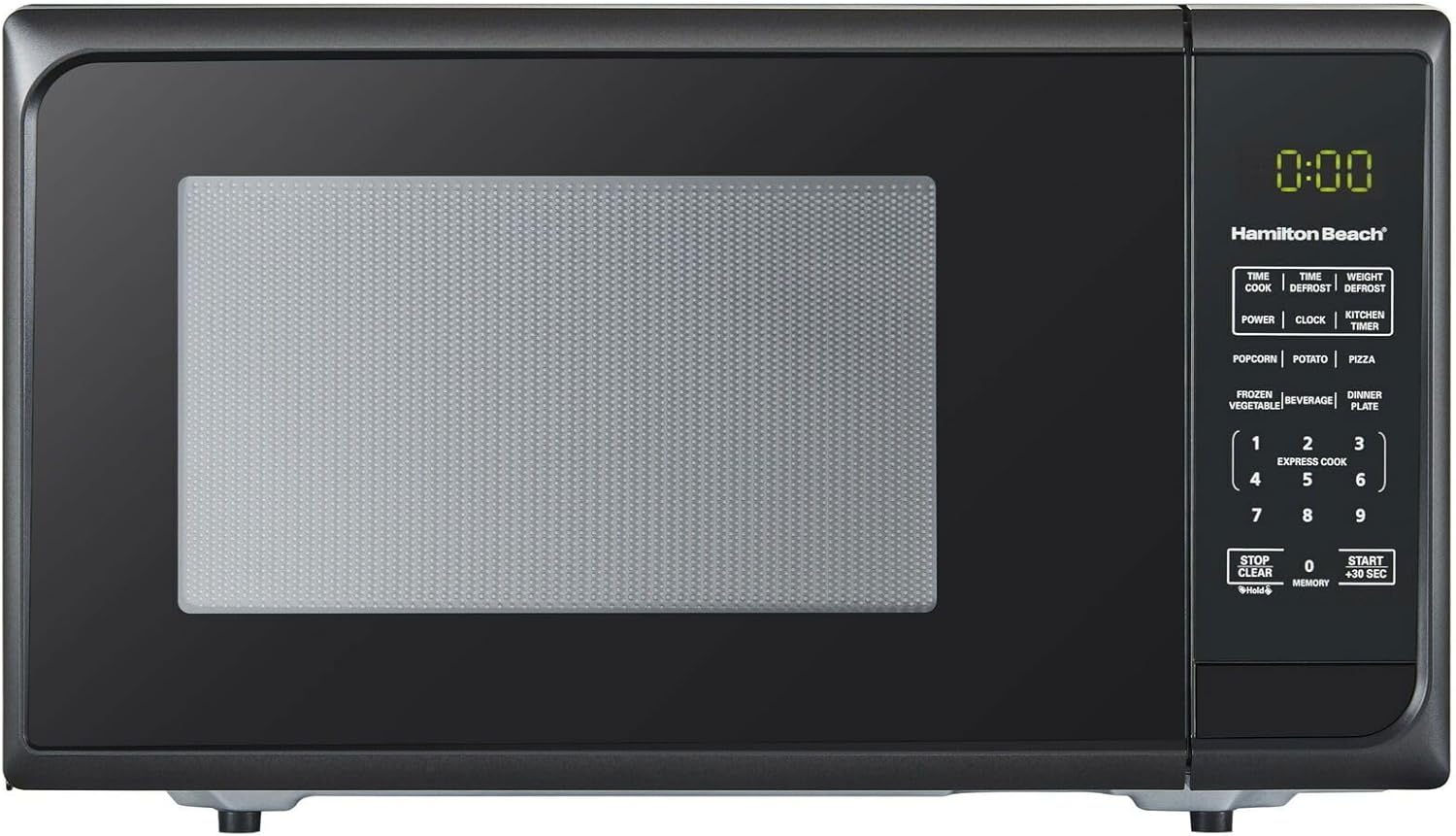 Compact 900W Gloss Black Microwave Oven - 0.9 cu ft Countertop Design for Efficient Cooking, Ideal for Home, Office & Small Spaces - EM925A2CE-P1