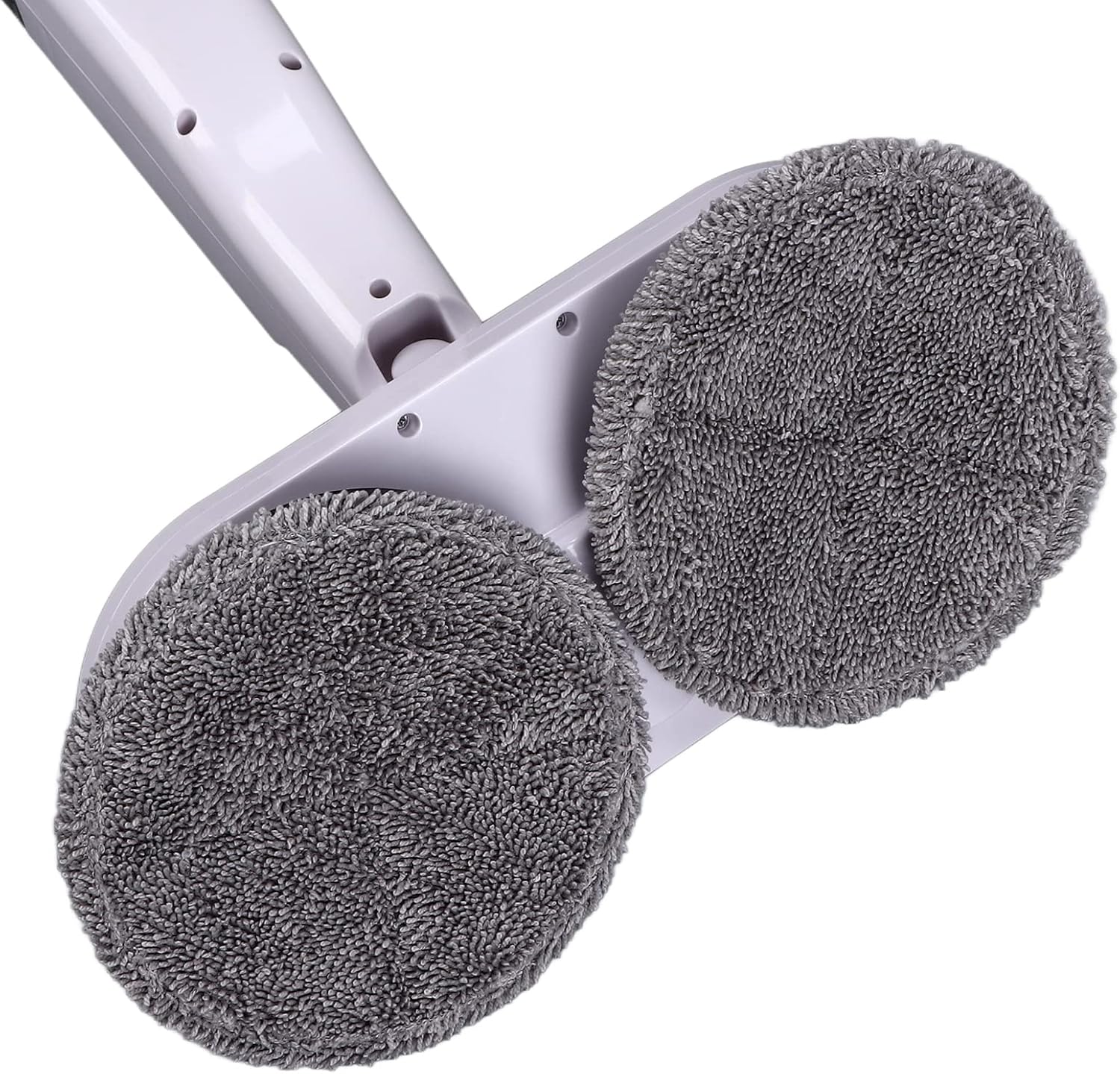 Cordless Electric Mop, Spin Mop Polisher with Water Tank Replaceable Cloth, Dry and Wet Up to 60 Mins Convenient Detachable Handheld Unit 2000mAh Steam Cleaner Designed for Hard Floors