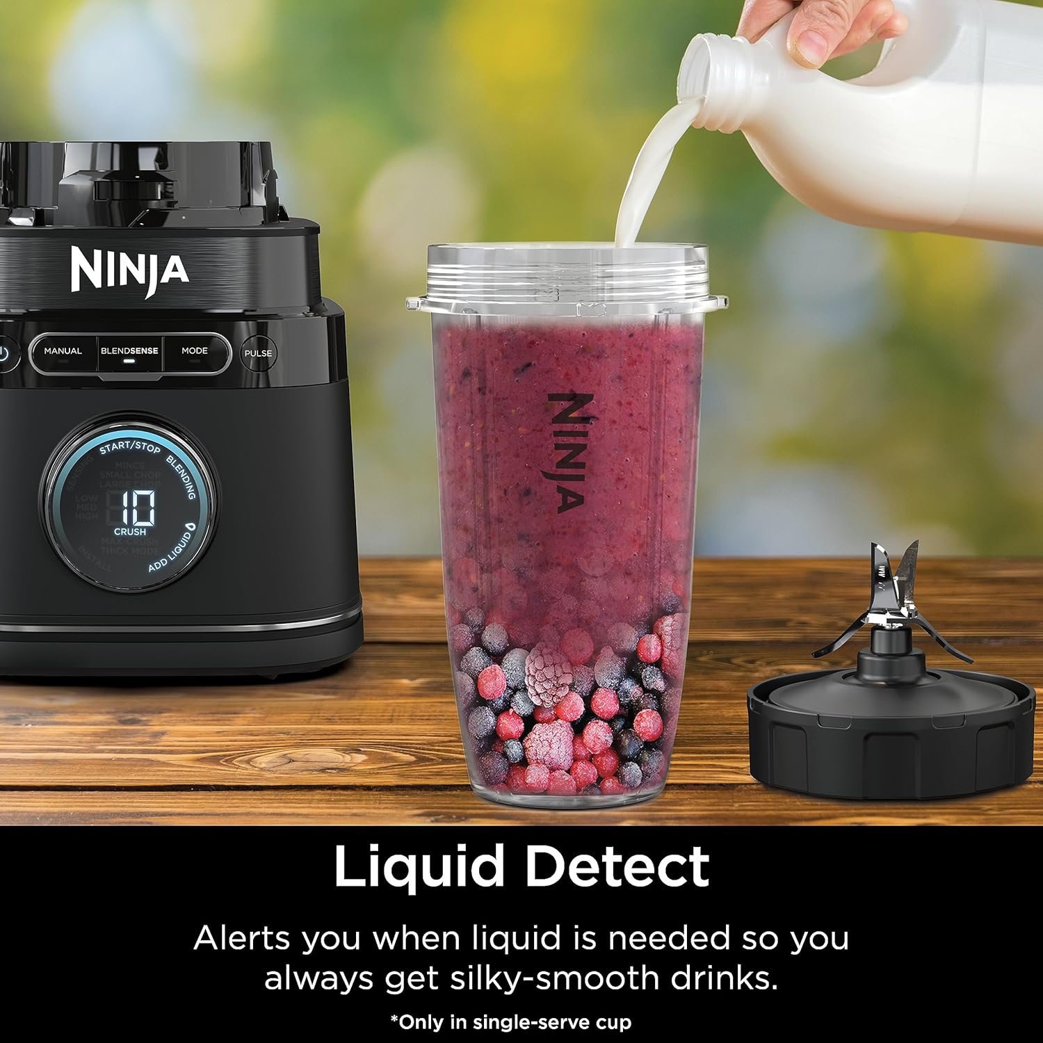 Ninja R-TB401 Detect Kitchen System Power Blender Plus Processor Pro with BlendSense Technology, Black - Certified Refurbished