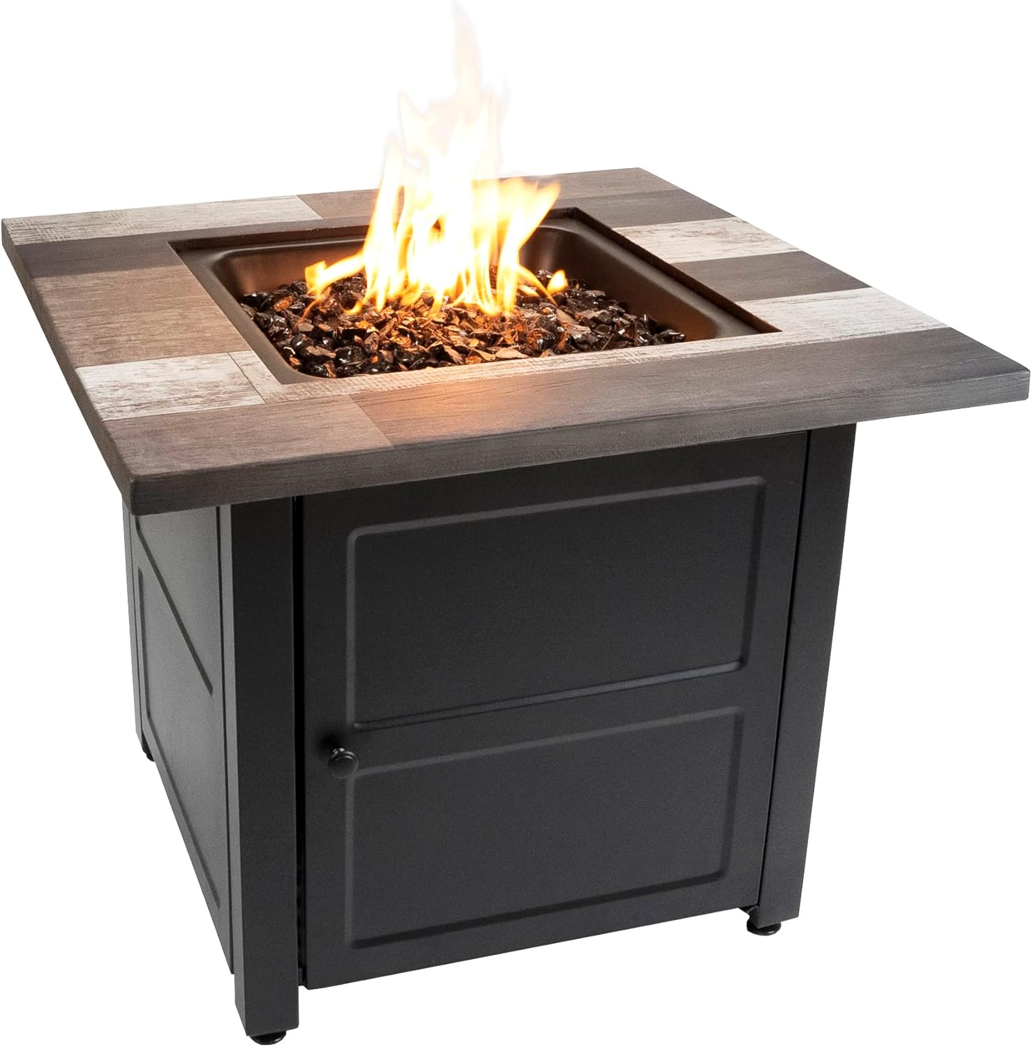 Endless Summer, The Grayson, 30 Inch Square Propane Gas Fire Pit