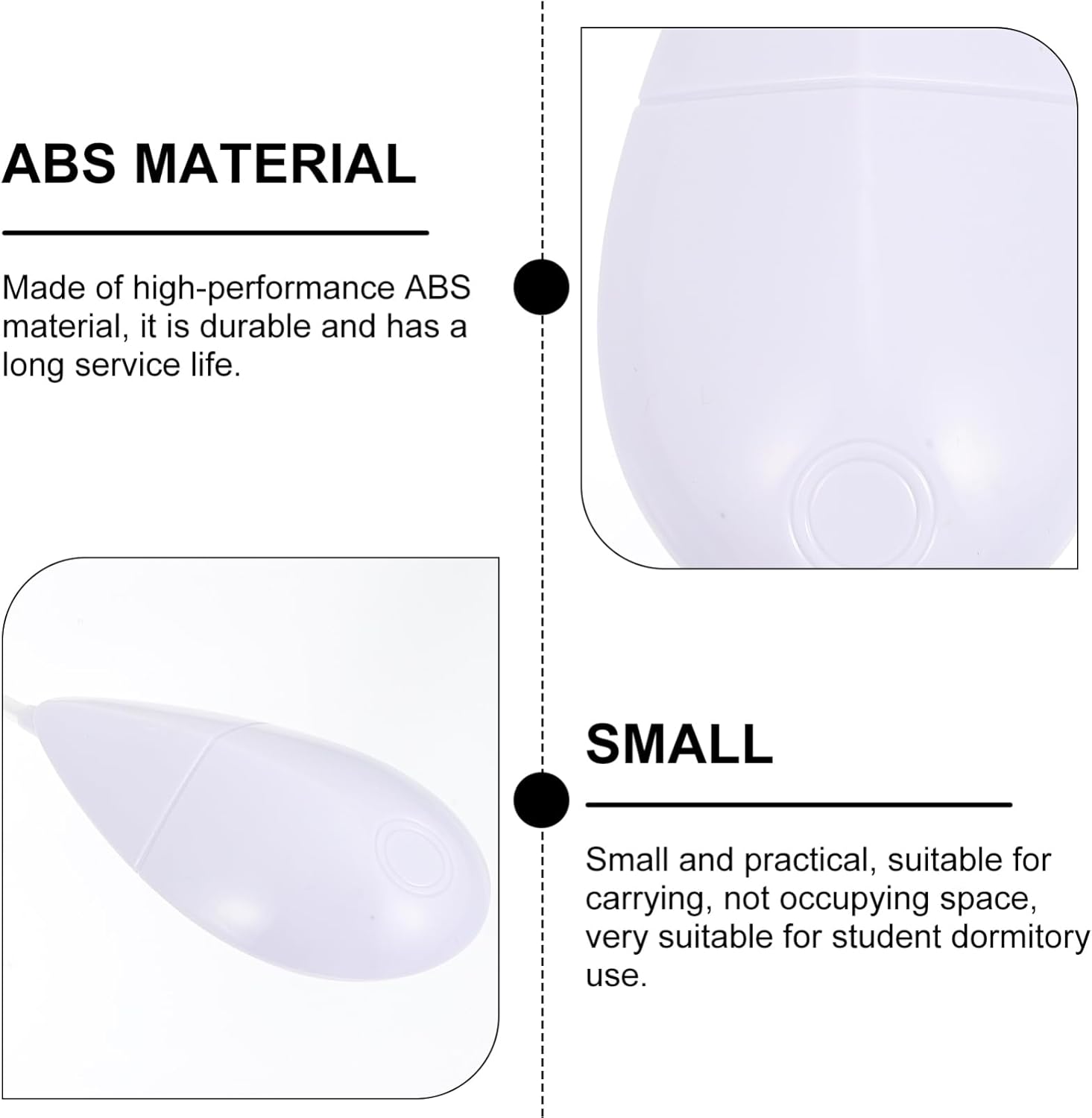 Portable Clothes Washer Mini Travel Washer Abs Material Tub Easy to Carry Deep Cleaning Supplies