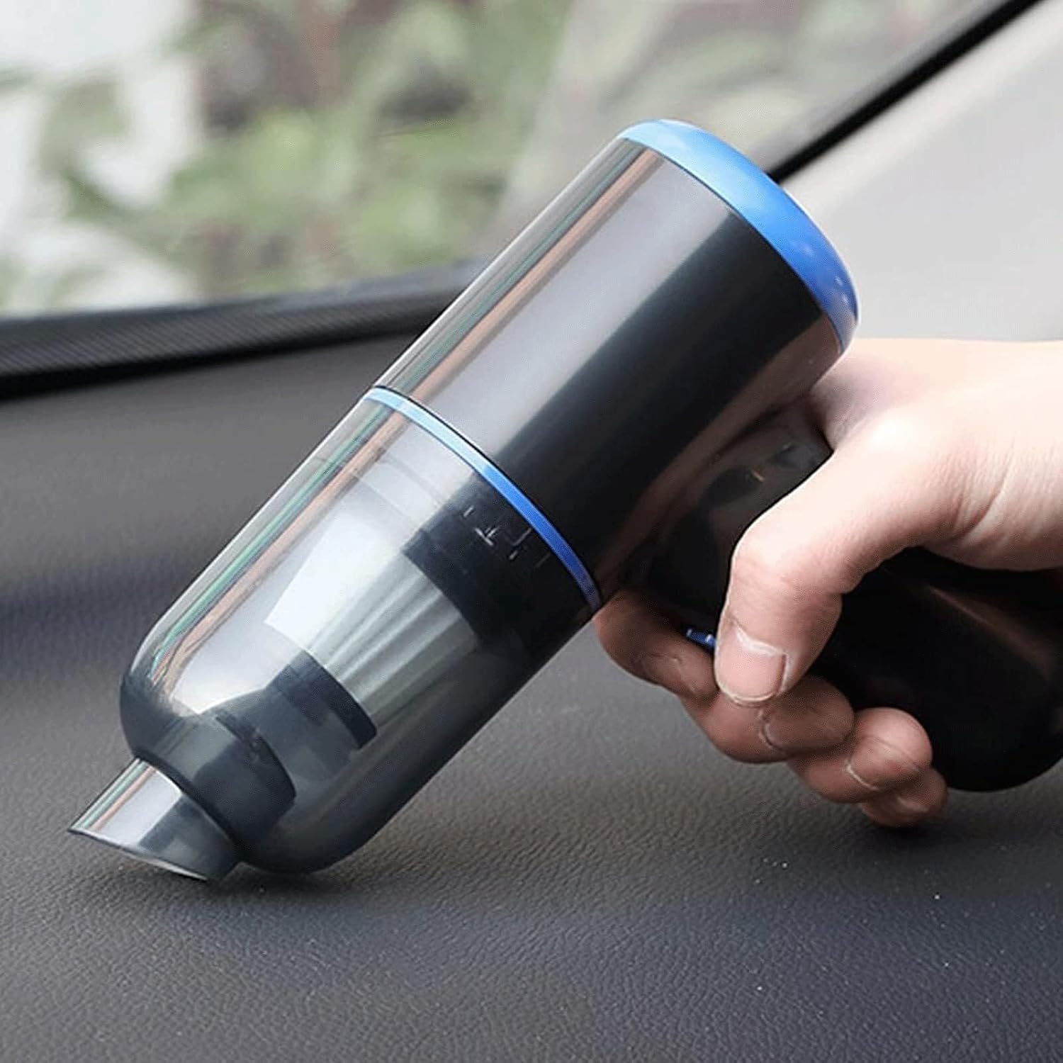Handheld Vacuum Cordless, Vacuum Cleaners Car Cordless Handheld Dust Cleaners Portable with Powerful Suction(B)