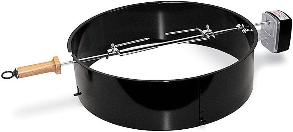 Weber 22-Inch Charcoal Kettle Rotisserie, Grey