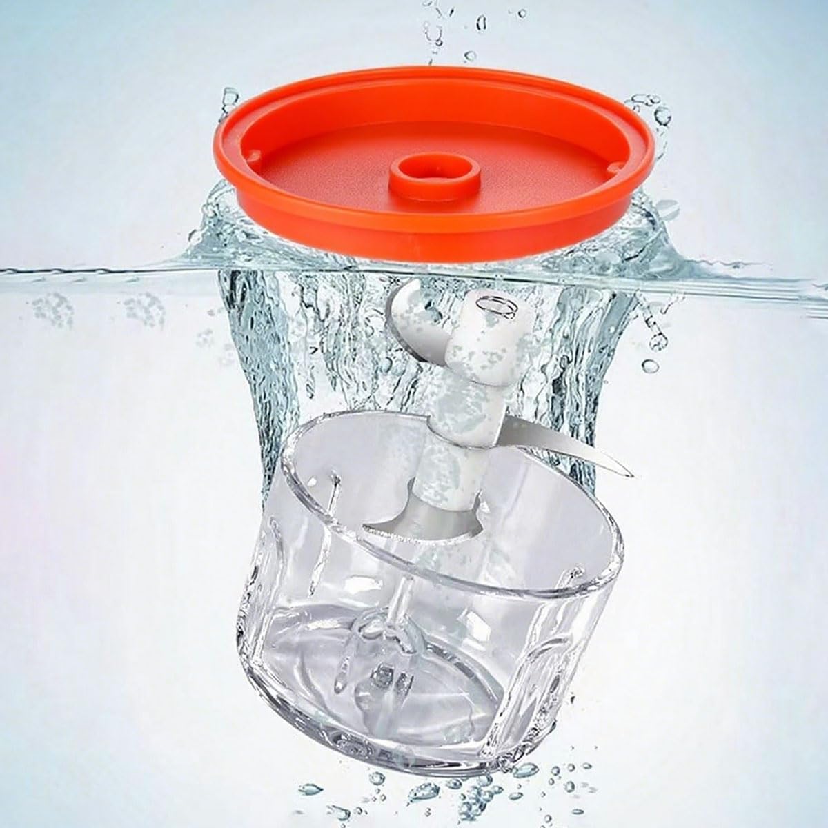 ‌260ML Electric Meat Grinder & Food Chopper, USB Rechargeable Multifunctional Kitchen Processor for Baby Food, Onion, Ginger, Garlic, Chili - 40W Quiet Motor, Dishwasher-Safe with 260ml Glass Bowl