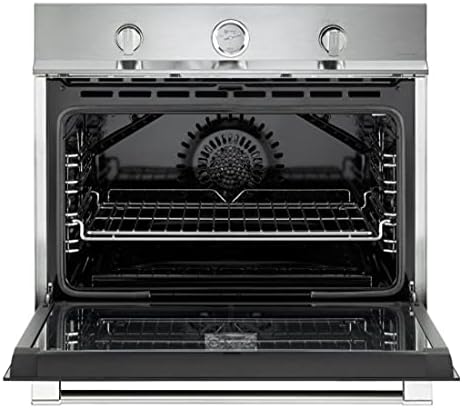 Verona VEBIG30NSS 30 inch Built-In Gas Single Wall Oven with 3.5 cu. ft. Capacity, Convection in Stainless Steel