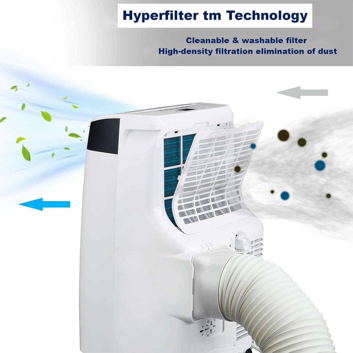 10000 BTU Portable Air Conditioner Cools Up to 450 Sq.Ft, Low Noise 52db/48db,3-In-1 Portable Ac Unit With Dehumidifier & Fan, Remote Control, 24H Timer, Sleep Mode, Includes Window Kit