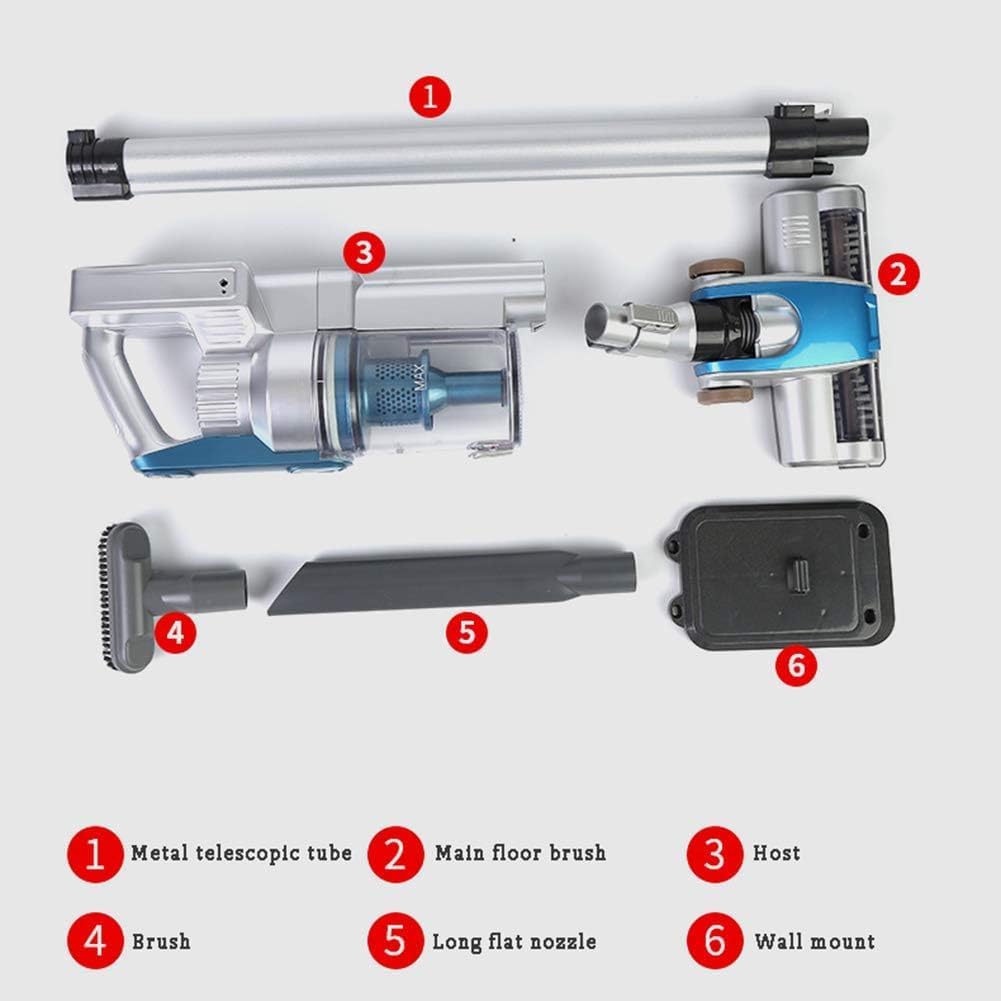 Handheld Vacuum Clean,Upright Vacuum Cleaner Cordless Vacuum Cleaner with 8KPa Powerful Suction, 2 Suction Levels, Wall Mount, Motorised Floor Brush, Cordless Stick Vacuum Cleaner, Convert from Uprigh