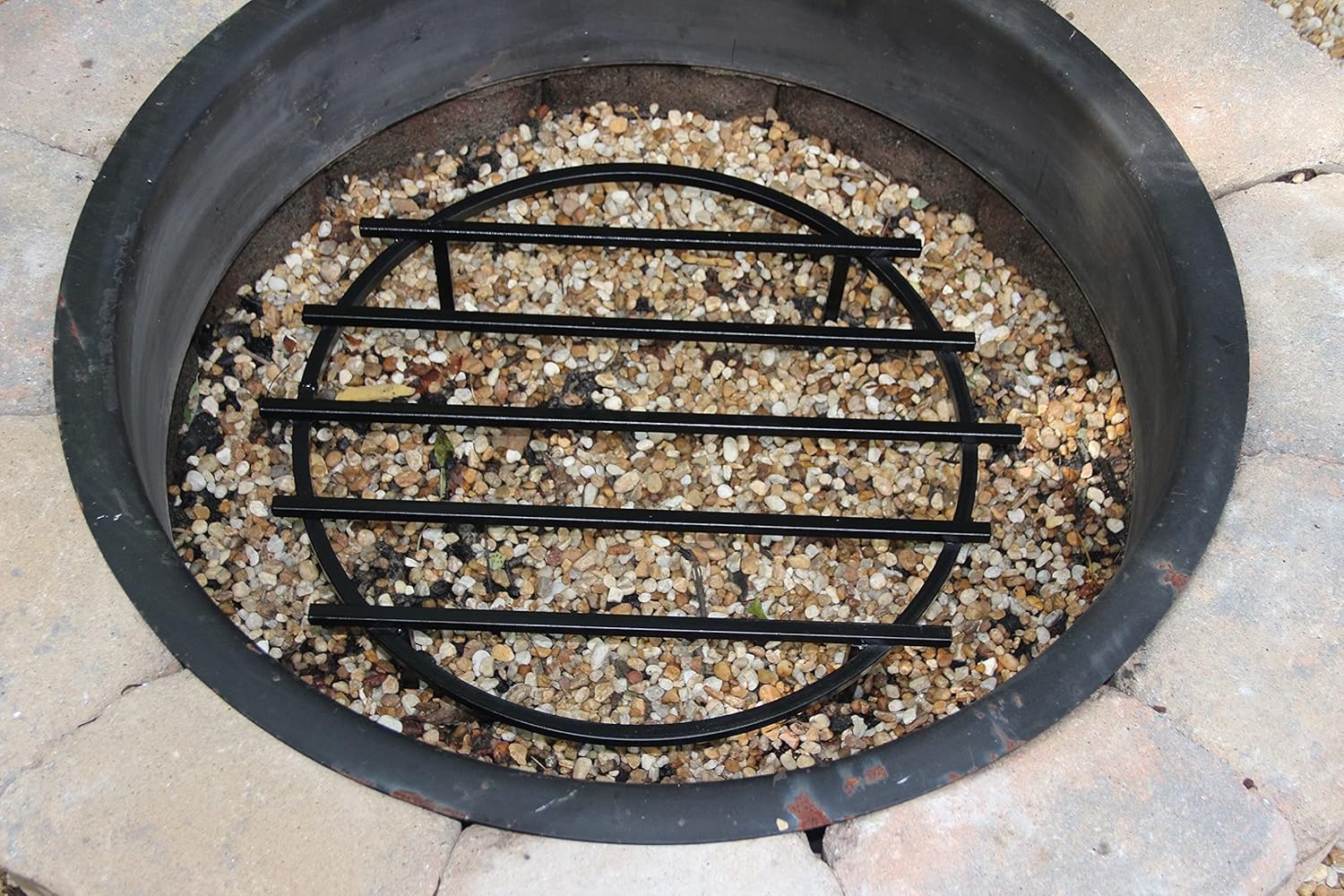 SteelFreak Classic Round Fire Pit Grate, 18 Inch Diameter - Made in The USA