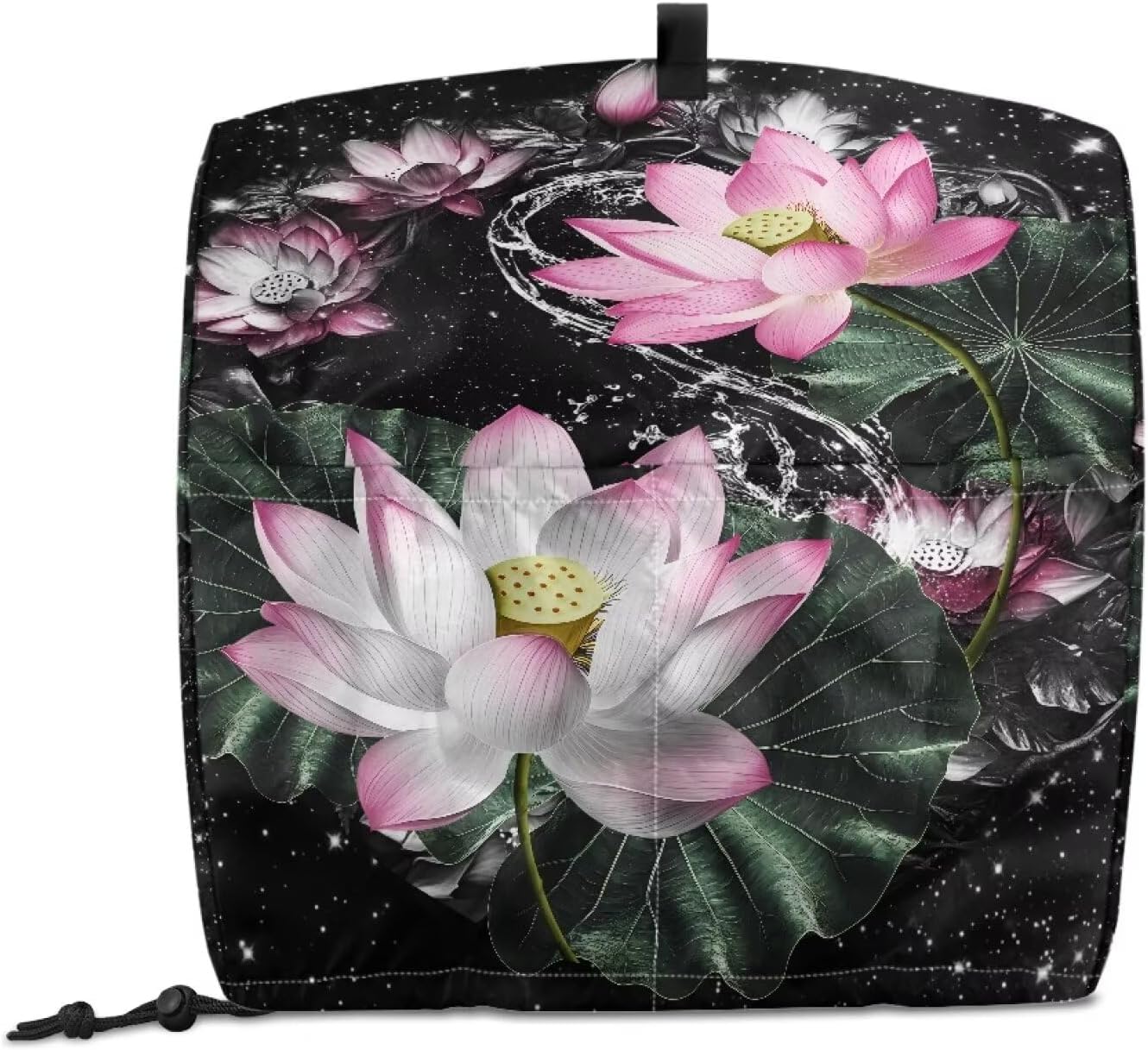 Stand Mixer Cover with Organizer Bags, Lotus Large Mixer Accessories Stand Mixer Dust Cover Kitchen Decorations Mixer Cover Blender Cover Fashion Decorations