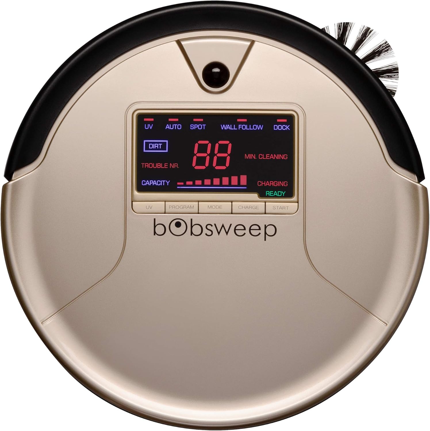 bObsweep PetHair Robot Vacuum Cleaner and Mop, Champagne