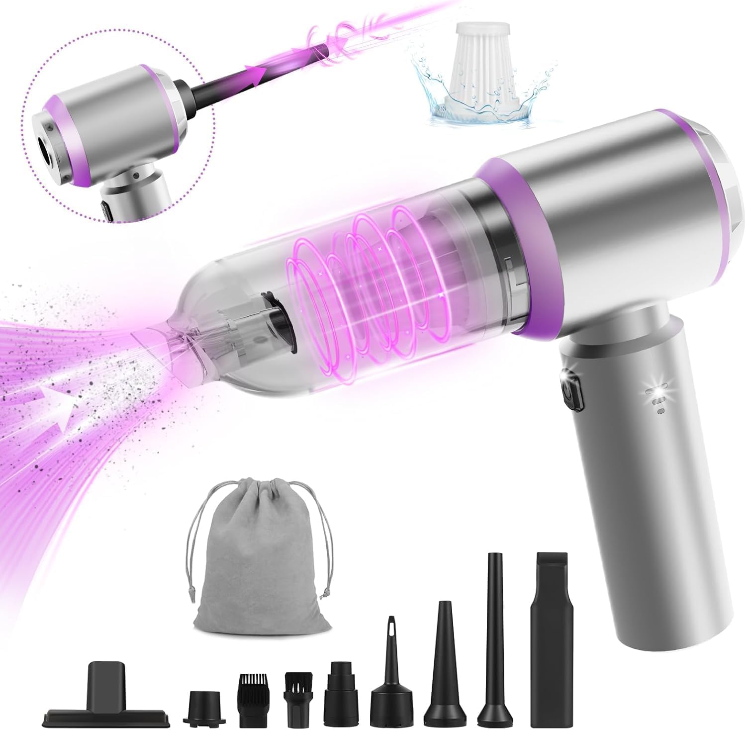 Handheld Car Vacuum Cleaner（Black）