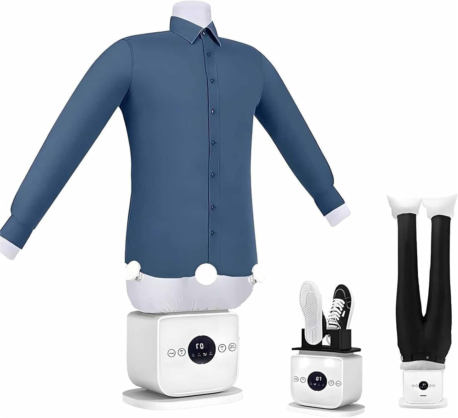 Automatic Ironing Machine for Home,Portable Electric Clothes Dryer,Inflatable Shirt,360° Without Blind Spots Drying