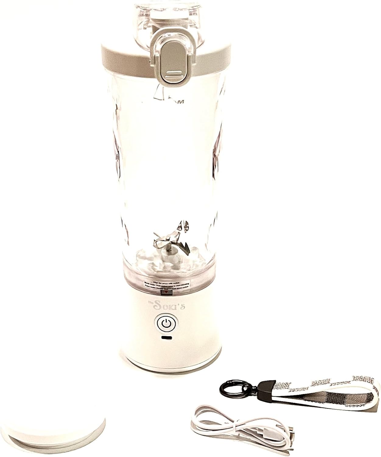 MuSOKI'S Stylish Portable Blender 600ML (White)