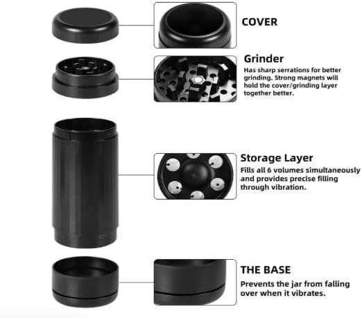 Zablendpro - 2in1 Roller Grinder, 2025 Best Za Blend Pro Roller Grinder and Cone Filler, Portable Rechargeable Large Automatic Filling Rolling Machine, Easy to clean and use