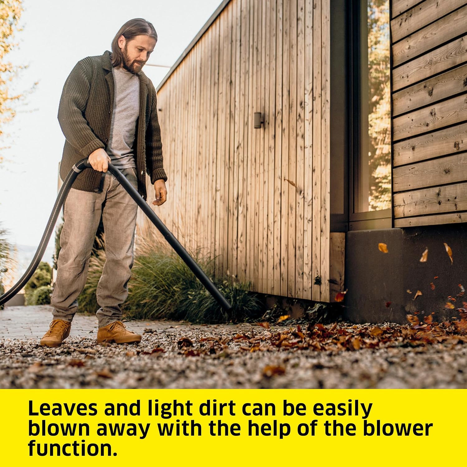 Kärcher Shop Vacuum WD 3, 4.5 Gal, 2.8 Peak HP, 26 ft Reach, Wet Dry Vacuum Cleaner, Blower Function, Crevice Tool, Floor Nozzle, Great for Car Cleaning