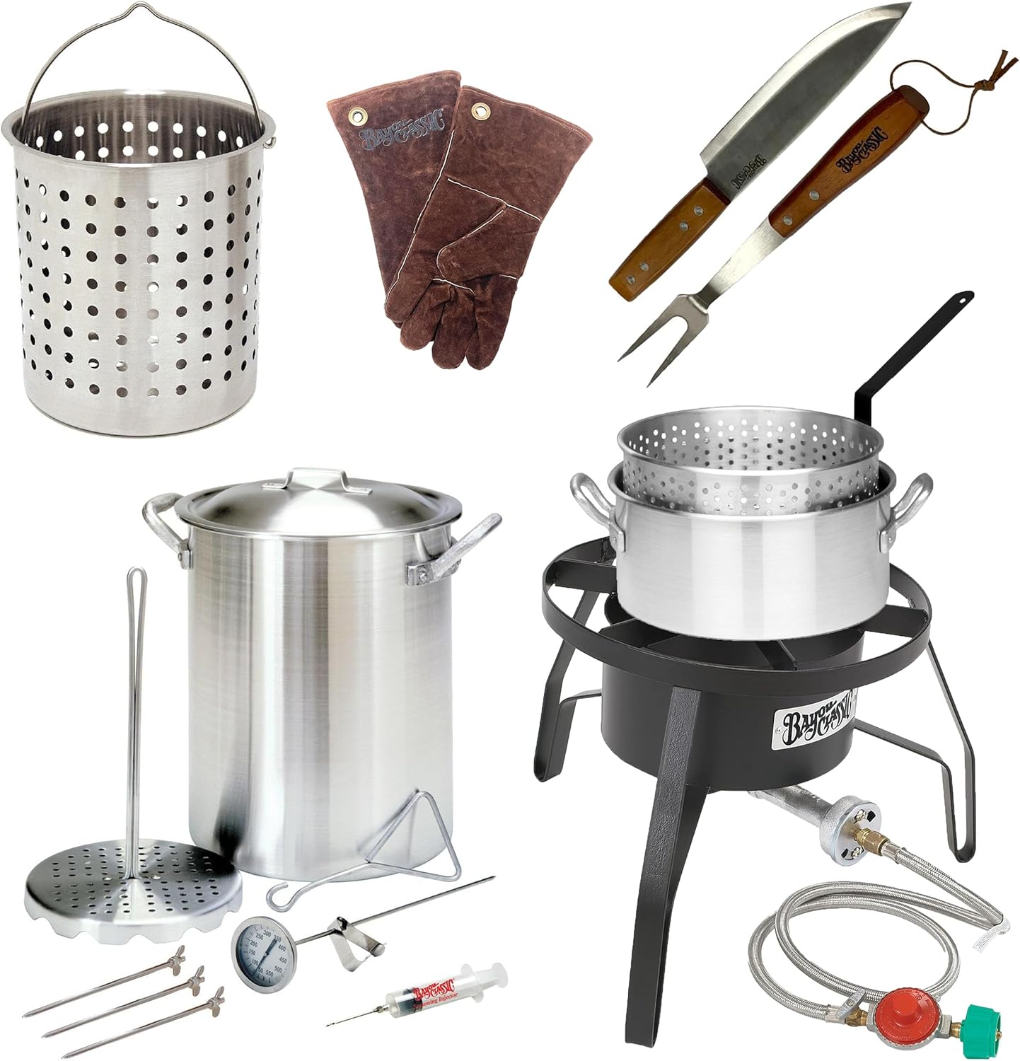 Turkey Fryer 30 Quart Aluminum Super Kit 11.6