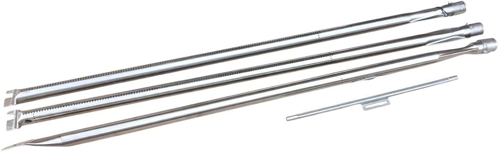 Stainless Steel Burner Set for Weber Gas Grill, 134D4 Replacement for OEM High for Reliable Component, Precision, Stable Performance