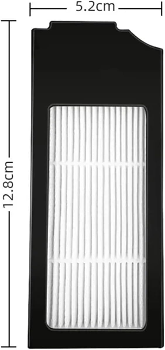 Compatible for Ecovacs Deebot X1/ T10 Omni/Turbo Accessories Robot Vacuum Cleaner Parts Mop Dust Bag Hepa Filter Main Side Brush Dustbin(Chocolate)