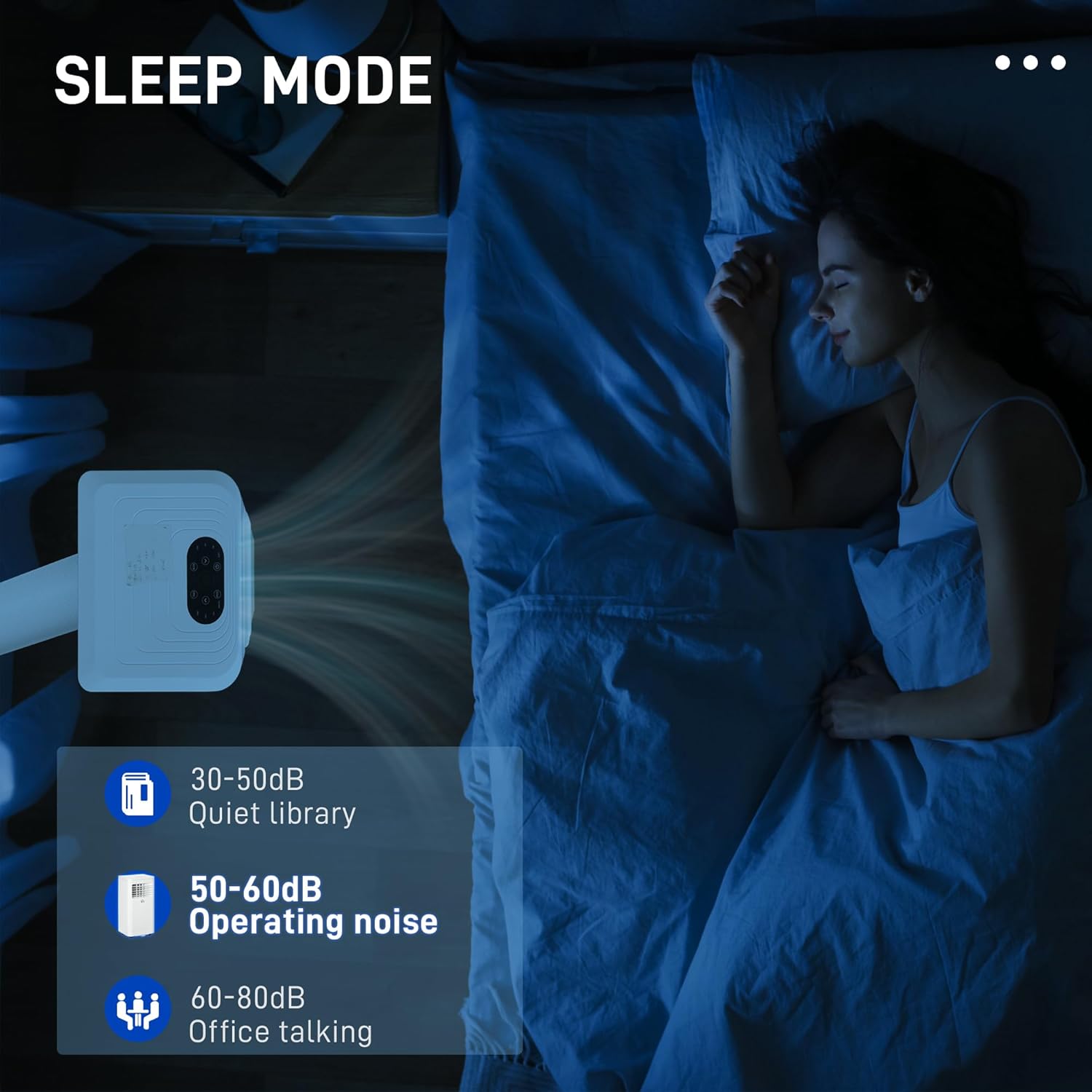 HOMCOM 8000 BTU Portable Air Conditioner, for Rooms Up to 344 Sq. Ft., 3-in-1 Portable AC Unit with Dehumidifier, Cooling Fan, Sleep, 24H Timer On/off, Remote, Window Installation Kits, Cream White