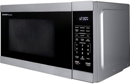 Sharp 1.1 cu. ft. Mid-Size Countertop Microwave Oven (SMC1162HS)