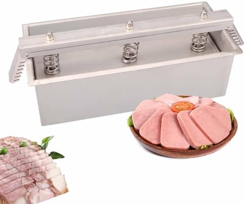 Beef Brick Press Tool with Torsion Spring & Adjustable Serrated Design - Perfect for Sandwiches, Burgers & Grilling - Easy Release BBQ Cooking Accessory