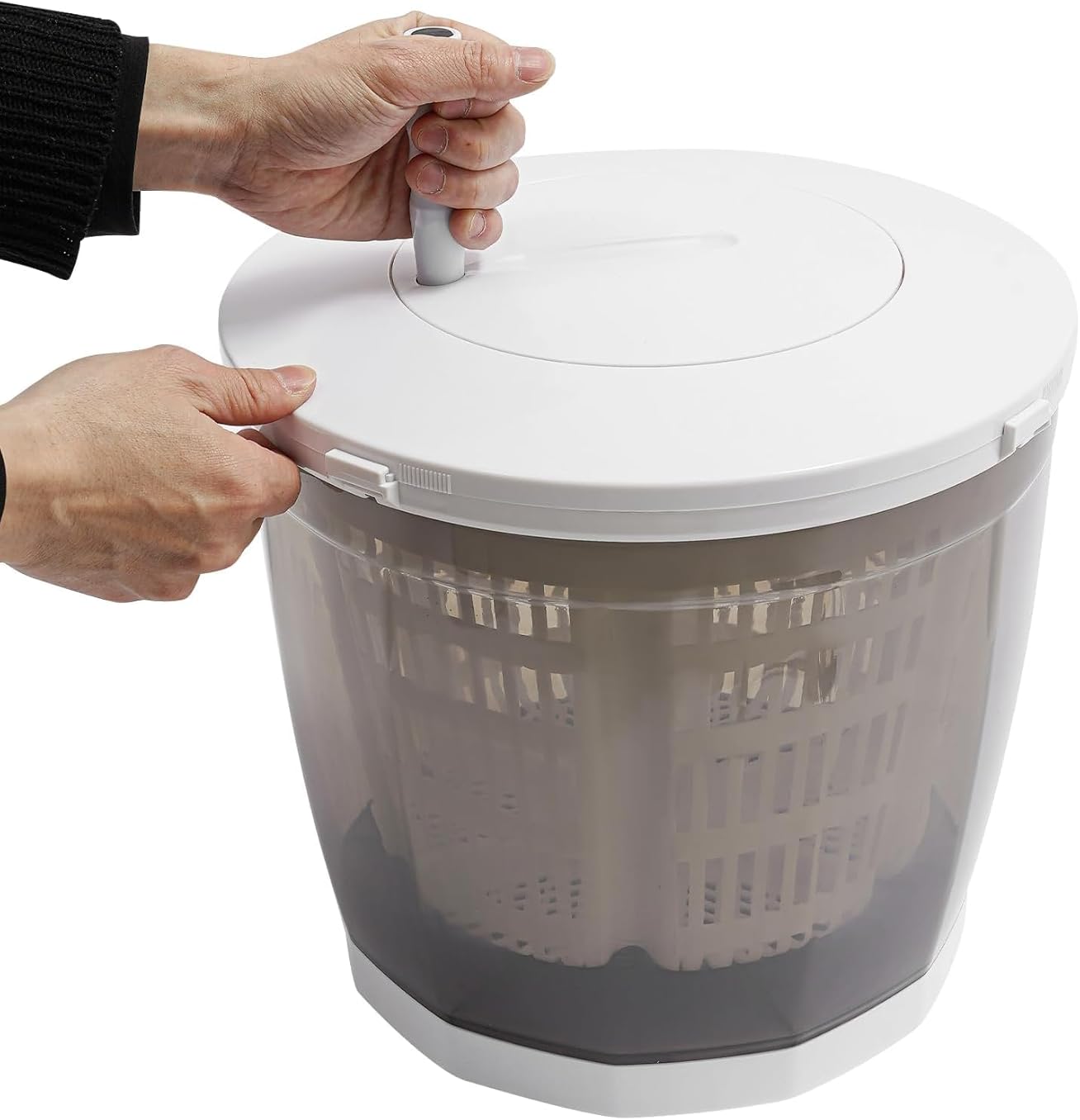 Hand Crank Manual Washing Machine 2 in 1 Non-Electric Washer Clothes Spinner Wringer for RV Travel