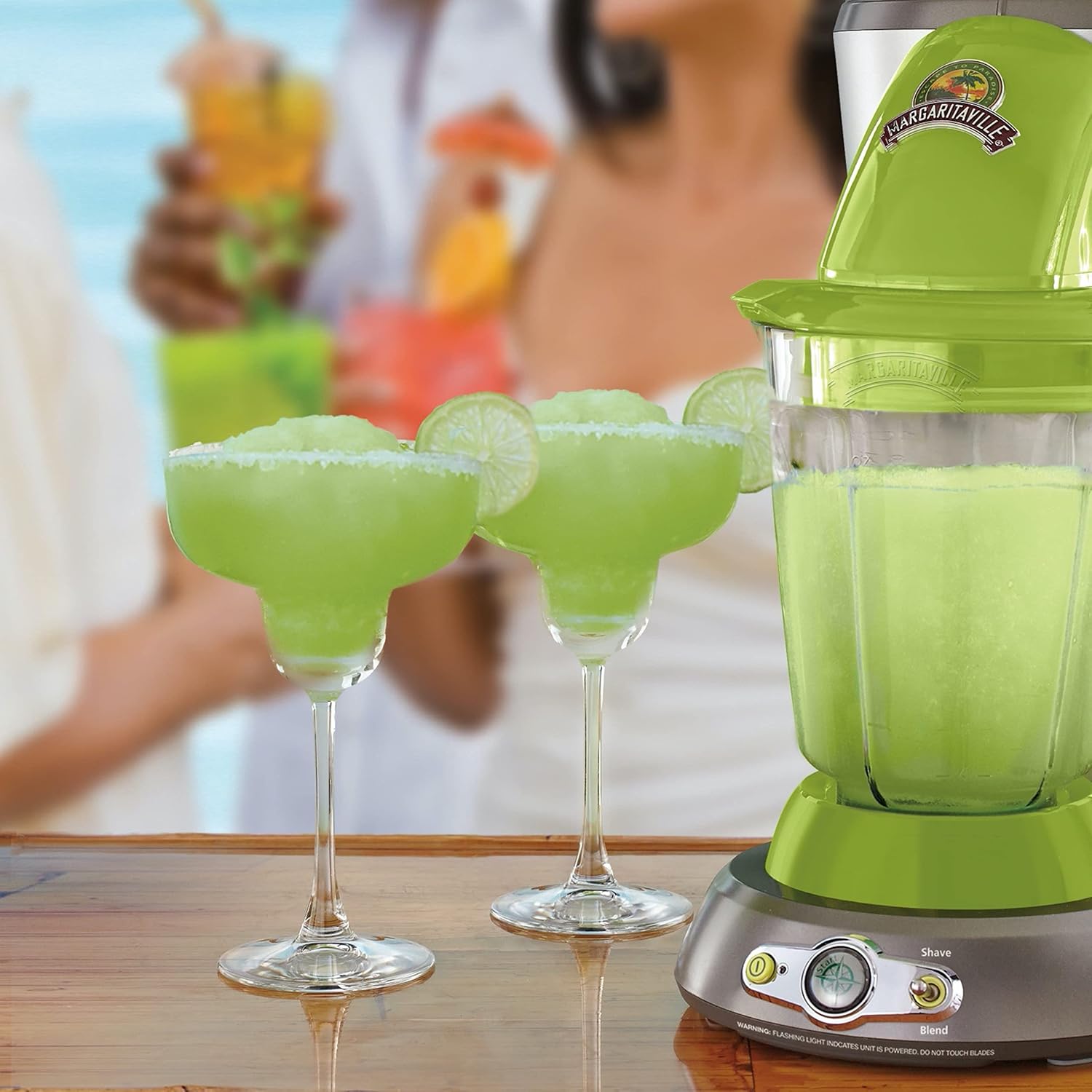 Margaritaville Bahamas Frozen Concoction Dual Mode Beverage Maker Home Margarita Machine with No-Brainer Mixer and 36 Ounce Pitcher