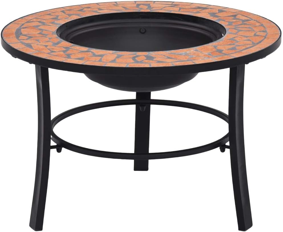 Mosaic Fire Pit Terracotta 26.8 Ceramic